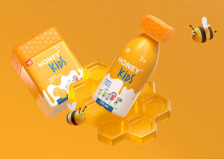 Honey Way蜂蜜包装设计创意