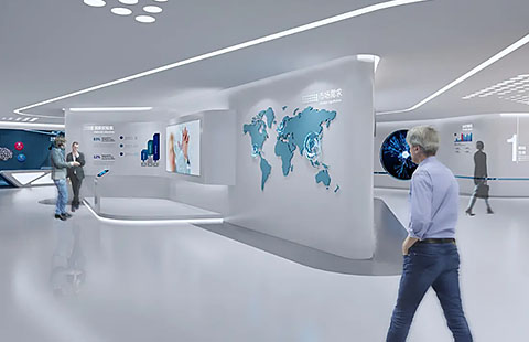 【展厅设计】医院大厅案例