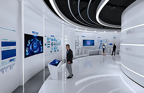 【展厅设计】光电材料展厅案例