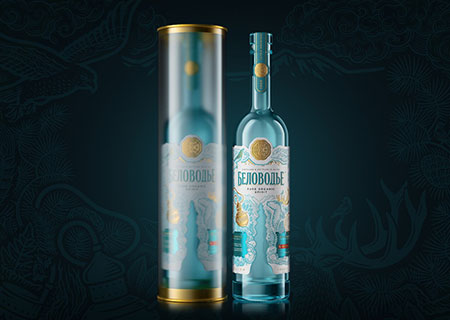 BELOVODYE - 特级伏特加酒包装设计