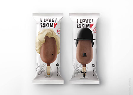 雪糕包装设计I LOVE ESKIM