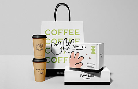 PAW LAB COFFEE咖啡品牌VIS设计案例