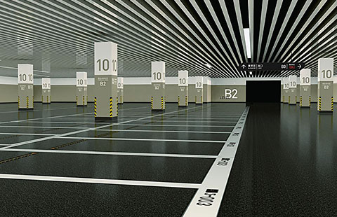 地下车库导视案例