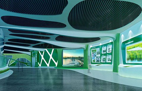 【展厅设计】生态产业园区展示馆案例