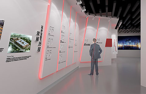 【展厅设计】汽车离合器展厅设计案例