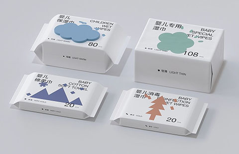 婴儿湿巾品牌视觉升级案例