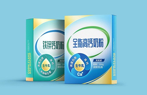 奶粉麦片包装案例