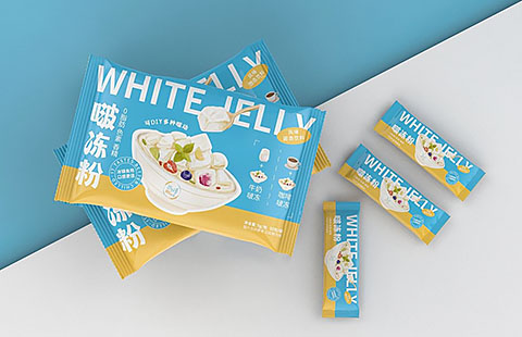 啵冻粉食品包装设计