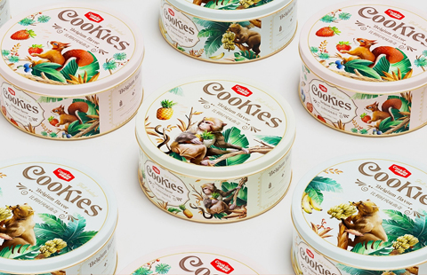 妙果曲奇包装渲染设计案例欣赏