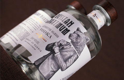 俄罗斯酒包装设计创意