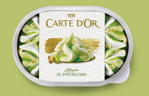 为更绿色的未来重新设计Carte D‘Or Affection冷饮包装设计